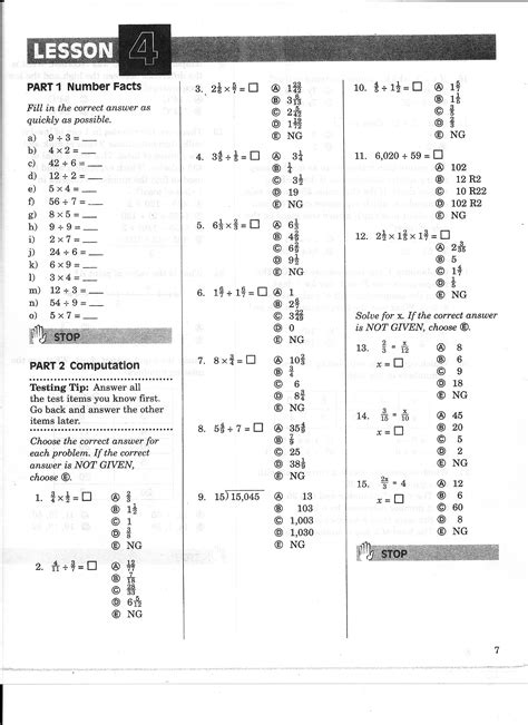 Students may use any method to compute the first few decimal places of a fraction. . Lesson 8 homework 52 answer key